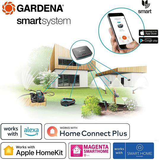 GARDENA smart Sensor: sensore intelligente di umidità del terreno per l' irrigazione completamente automatica del giardino con la smart App GARDENA  – senza smart Gateway (necessario) (19040-20) - Gardena - Casa e Cucina |  IBS