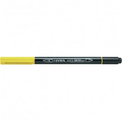 Pennarello Lyra Aqua Brush Duo Giallo cadmio limone