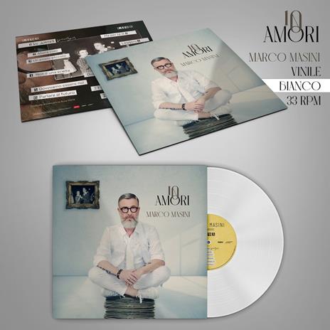 10 Amori (Limited, Numbered & White Coloured Vinyl) - Vinile LP di Marco Masini - 2