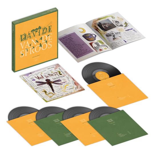 Van De Best (Limited, Numbered Box Set Edition: 5 LP + Stampa autografata + Sketch Book) - Vinile LP di Davide Van De Sfroos