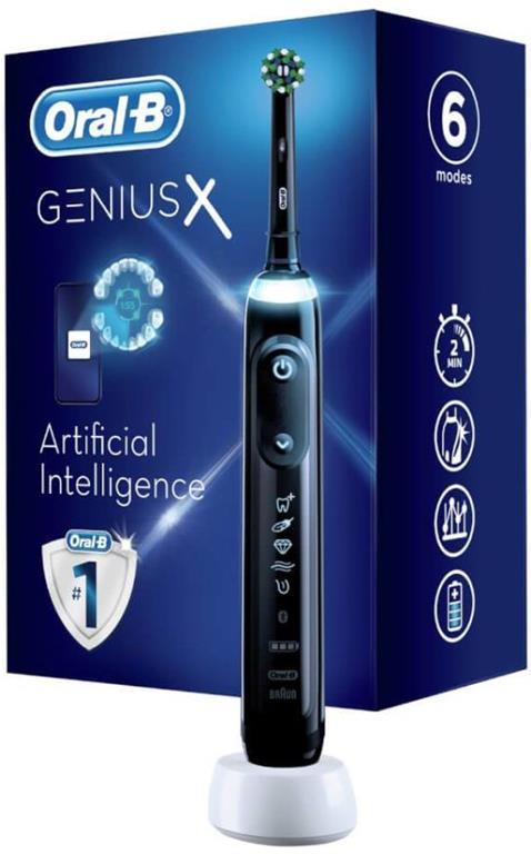 Oral-B Genius X Adulto Spazzolino oscillante Nero - Oral-B - Casa e Cucina  | IBS