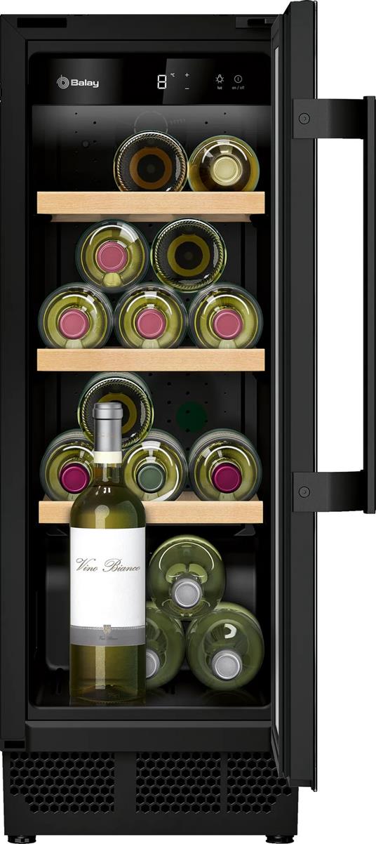 Balay 3WUF073B cantina vino Cantinetta vino con compressore Sottopiano Nero  21 bottiglia/bottiglie - Balay - Idee regalo | IBS