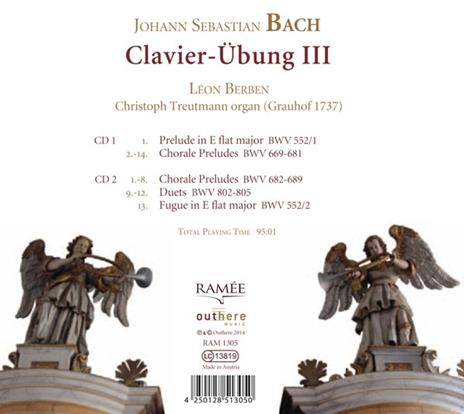 Clavier-Übung III - CD Audio di Johann Sebastian Bach,Leon Berben - 2