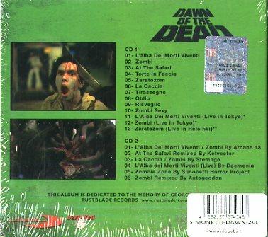 Dawn of the Dead (Colonna sonora) (Digipack) - CD Audio di Claudio Simonetti,Goblin - 2
