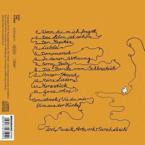 Lieder Aus Der Schmutzigen Kuche - CD Audio di Sarah Lesch - 2
