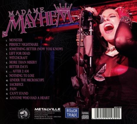 Now You Know - CD Audio di Madame Mayhem - 2