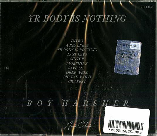 Yr Body Is Nothing - CD Audio di Boy Harsher - 2