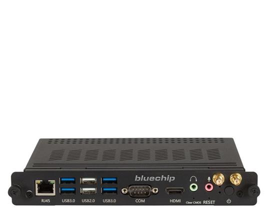 bluechip BUSINESSline OPS11170 i7-1165G7 Telaio montato a rack Intel® Core™  i7 16 GB LPDDR4-SDRAM 500 GB SSD Windows 10 Pro Mini PC Nero - Bluechip -  Informatica | IBS