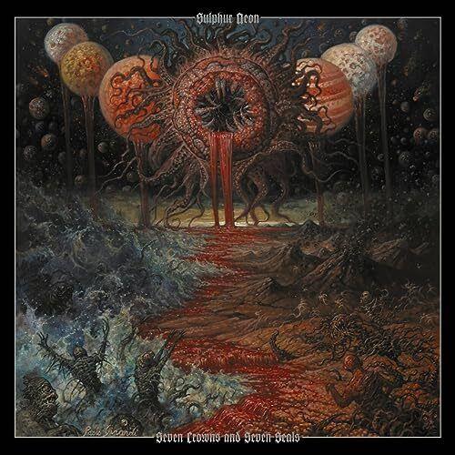 Seven Crowns And Seven Seals - Tran. Red Edition - Vinile LP di Sulphur Aeon