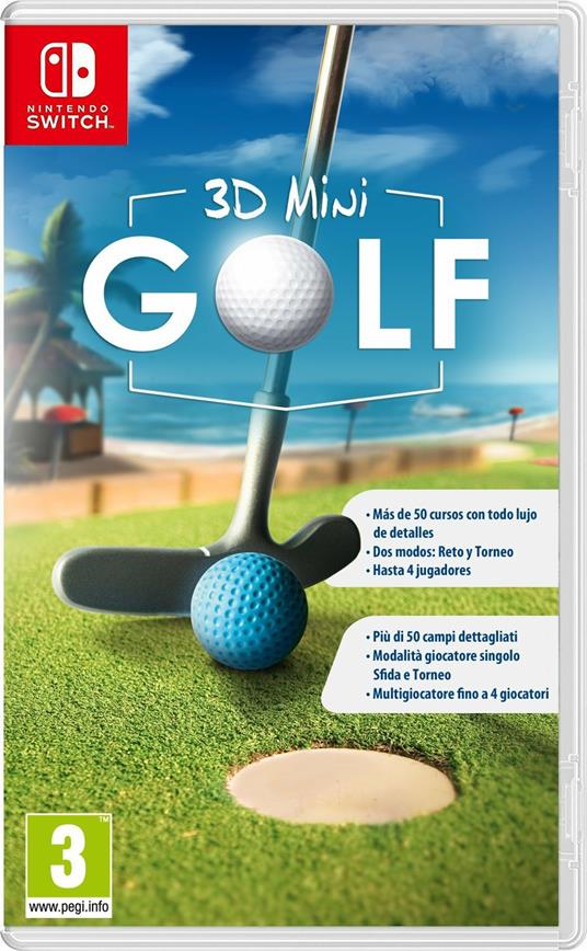3D Minigolf - Switch - gioco per Nintendo Switch - Markt+Technik - Arcade e  Party Game - Videogioco | IBS