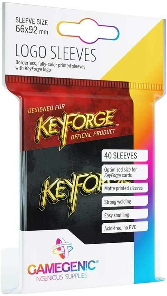 KeyForge Black Logo Sleeves