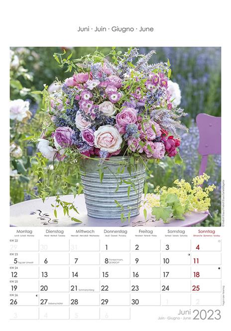 Calendario 2023 da muro Rose Dreams, Alpha Edition, 12 mesi, 23x34 cm - 7
