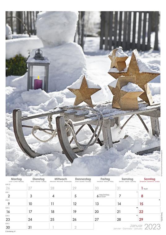 Calendario 2023 da muro Country House, Alpha Edition, 12 mesi, 29,7 x 42 cm - 2