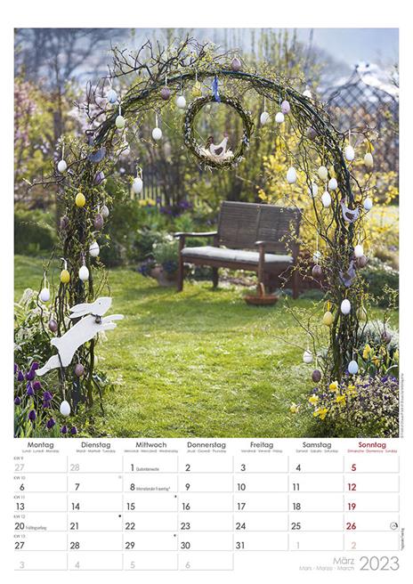 Calendario 2023 da muro Country House, Alpha Edition, 12 mesi, 29,7 x 42 cm - 4