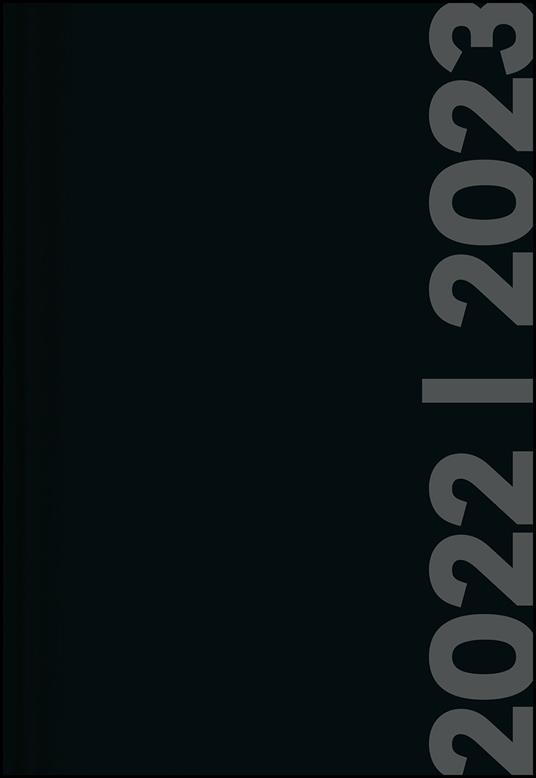 Agenda Collegetimer ALPHA EDITION 2022-2023, Giornaliera, Black Label - 15x21 cm