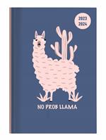 Agenda-Diario Collegetimer ALPHA EDITION 2023-2024, Settimanale, Llama - 15x21 cm