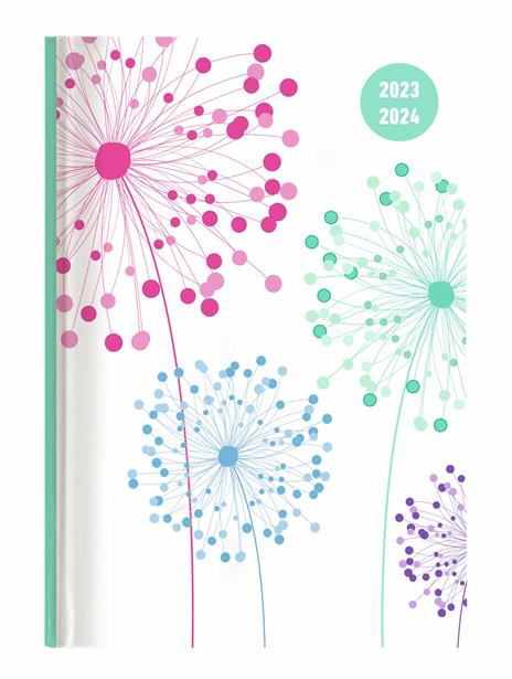 Agenda Giornaliera Style 2023, Alpha Edition, Formato Grande 15x21 cm,  Flower Field, 352 pagine - Alpha Edition - Cartoleria e scuola