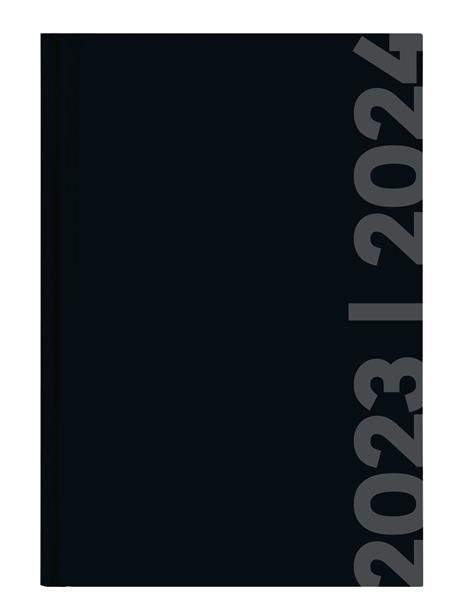 Agenda-Diario Collegetimer ALPHA EDITION 2023-2024, Giornaliera, Black Label - 10x15 cm