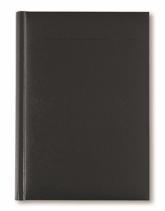 Alpha Edition - Agenda Giornaliera Monocromo 2024, Formato Grande 15x21 cm, Black, 320 pagine