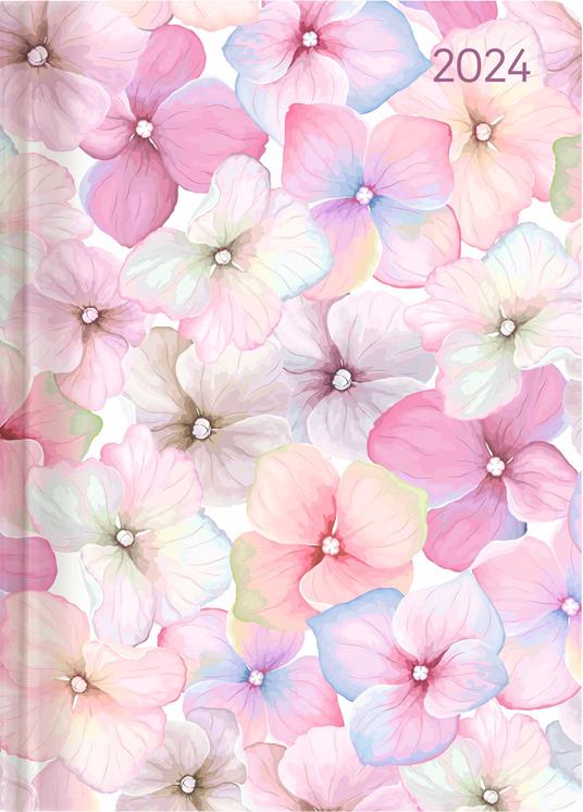 Alpha Edition - Agenda Settimanale Ladytimer 2024, formato tascabile  10,7x15,2 cm, Flower Love, 192 pagine - Alpha Edition - Cartoleria e scuola