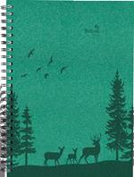 Alpha Edition - Agenda Settimanale Nature Line 2024, 15x21 cm , Forest, 128 pagine