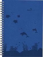 Alpha Edition - Agenda Settimanale Nature Line 2025, 15x21 cm , Ocean, 128 pagine