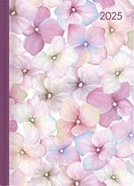 Alpha Edition - Agenda Settimanale Ladytimer 2025, formato tascabile 10,7x15,2 cm, Blossoms, 192 pagine