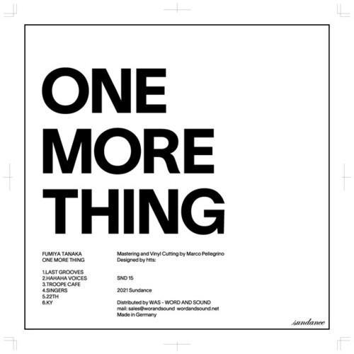 One More Thing part 1 - Vinile LP di Fumiya Tanaka