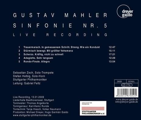 Sinfonia n.5 - CD Audio di Gustav Mahler - 2