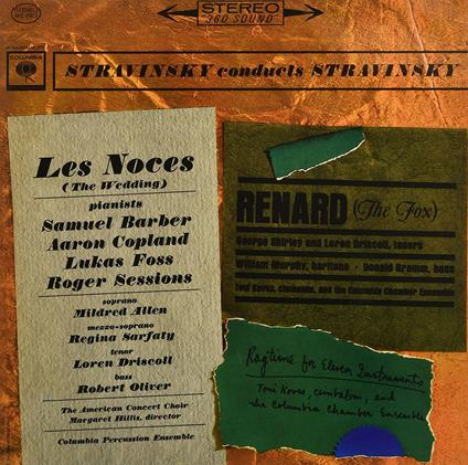 Les Noces - Renard (Hq) - Vinile LP di Igor Stravinsky