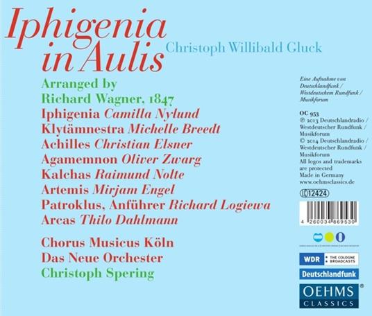 Iphigenia In Aulis - CD Audio di Christoph Willibald Gluck - 2