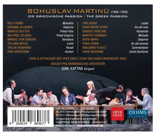 Greek Passion - CD Audio di Bohuslav Martinu - 2