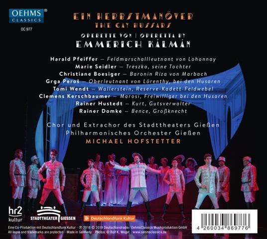 Ein Herbstmanover - CD Audio di Emmerich Kalman - 2