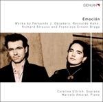 Emocion - Begegnung, Rote Rosen, das Rosenband, die Erwachte Rose, .. - CD Audio di Richard Strauss,Carolina Ullrich