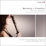 Sonate per clarinetto - CD Audio di Sergei Prokofiev,Mieczyslaw Weinberg,Annelien Van Wauwe,Lucas Blondeel