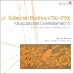 Musicalisches Divertissement Iv - 6 Trii per Due Oboi e Basso Continuo - CD Audio di Sebastian Bodinus