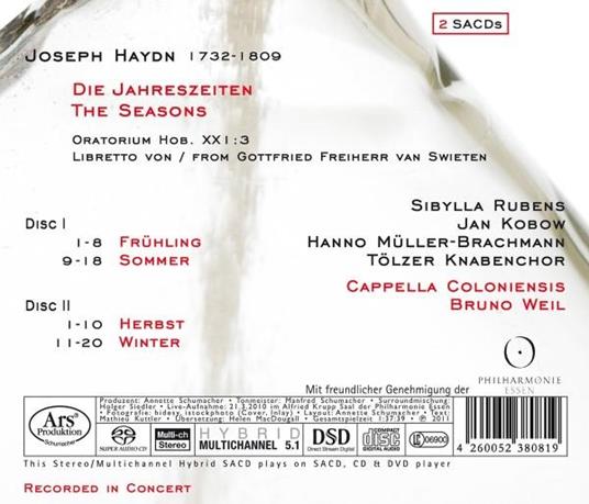 Le Stagioni (Die Jahreszeiten) - SuperAudio CD di Franz Joseph Haydn - 2