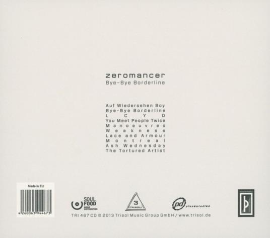 Bye-Bye Borderline - CD Audio di Zeromancer - 2