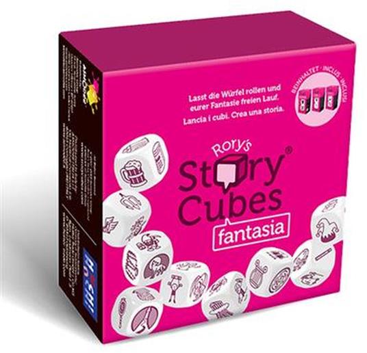 Rory's Story Cubes Fantasia (fucsia). Base - Multi (ITA). Gioco da tavolo