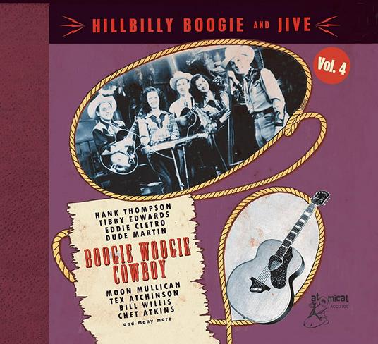 Hillbilly Boogie And Jive Vol.4 - Boogie Woogie Cowboy - CD Audio