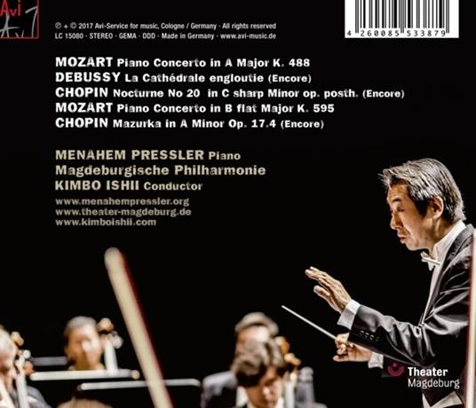 Concerti per Pianoforte n.23, n.27 - CD Audio di Wolfgang Amadeus Mozart,Menahem Pressler - 2