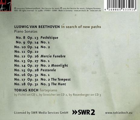 In Search Of New Paths - CD Audio di Ludwig van Beethoven,Tobias Koch - 2