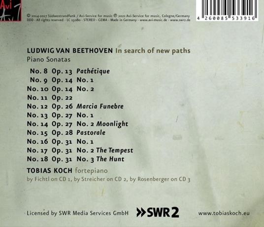 In Search Of New Paths - CD Audio di Ludwig van Beethoven,Tobias Koch - 2