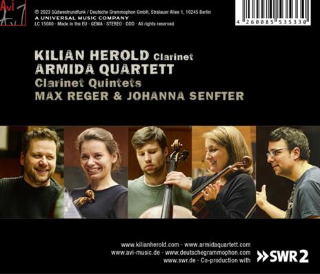 Max Reger & Johanna... - CD Audio di Kilian Herold - 2