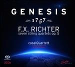 Genesis 1757. 7 Quartetti per archi op.5 - CD Audio di Franz Xaver Richter