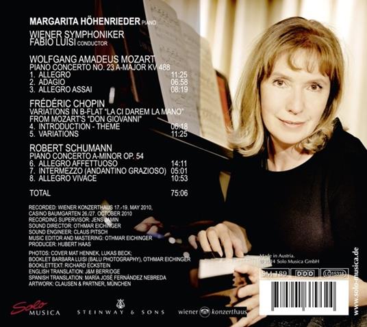 Concerto per Pianoforte n.23 K 288 - CD Audio di Wolfgang Amadeus Mozart,Fabio Luisi - 2