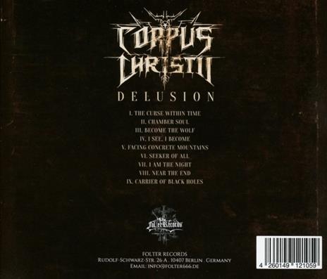 Delusion - CD Audio di Corpus Christii - 2