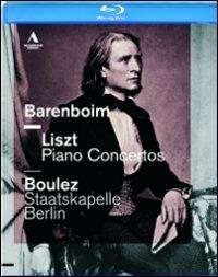 Daniel Barenboim. Liszt, Piano Concertos (Blu-ray) - Blu-ray di Pierre Boulez,Daniel Barenboim,Franz Liszt