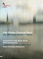 Carl Philipp Emanuel Bach. The 1786 Charity Concert: A Revival (DVD)