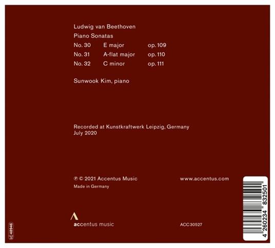 The Last Sonatas - CD Audio di Ludwig van Beethoven,Sunwook Kim - 2